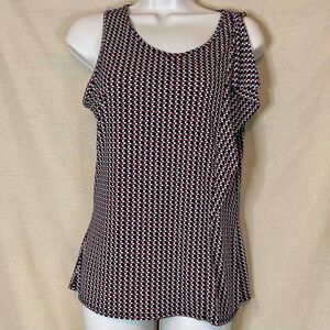 Worthington Side Ruffle Sleeveless Top | Size S